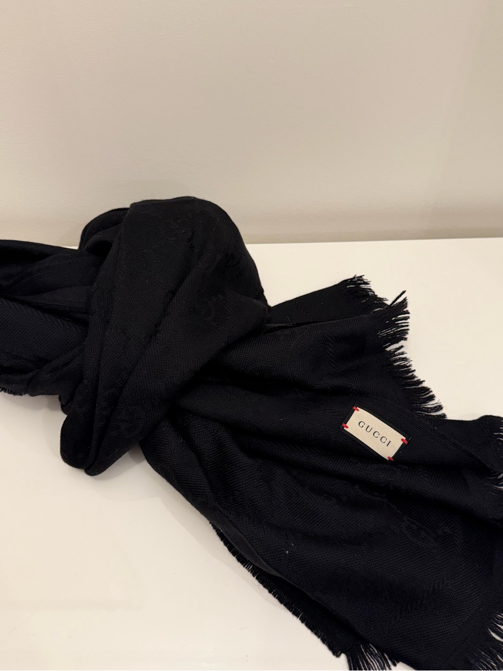 Gucci GG Supreme Jacquard Scarf